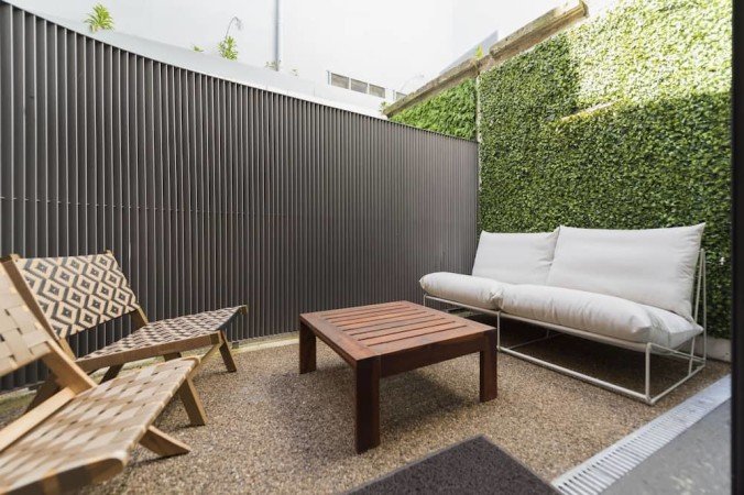 Wohnung 2 Schlafzimmer, mit Garten