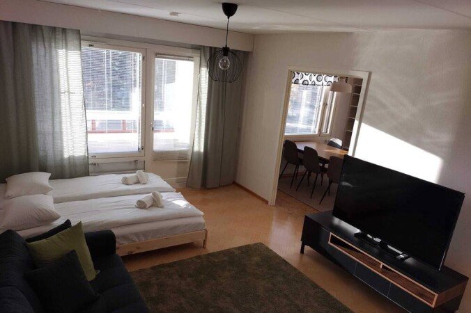 Wohnung 2 Schlafzimmer, mit Garten