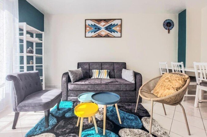 Appartement 2 chambres, avec wifi