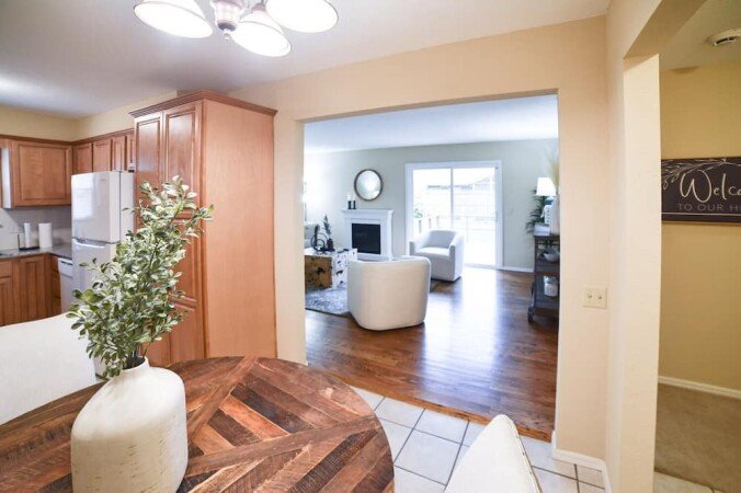 House 3 bedrooms, with garden
