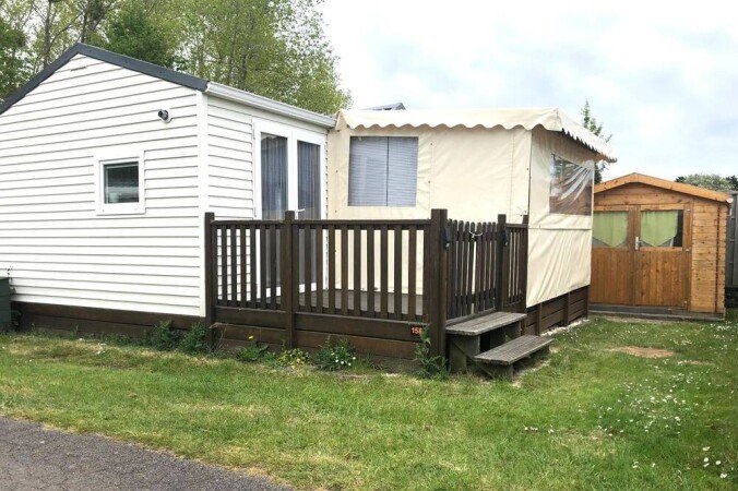Mobil home 2 chambres, avec piscine