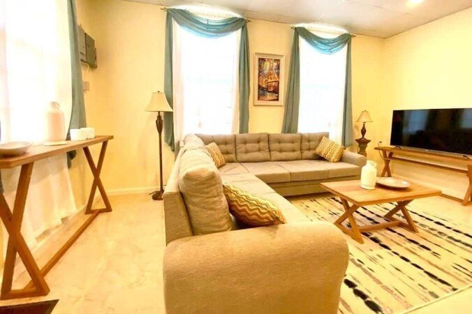 Apartment 2 bedrooms, with garden