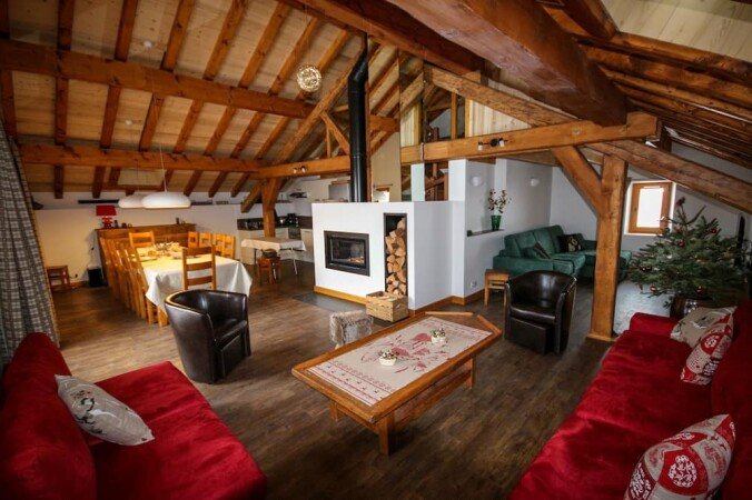 Chalet traditionnel, 7 chambres, avec jardin