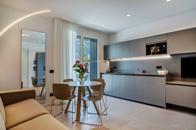 Appartamento 1 camera, con giardino