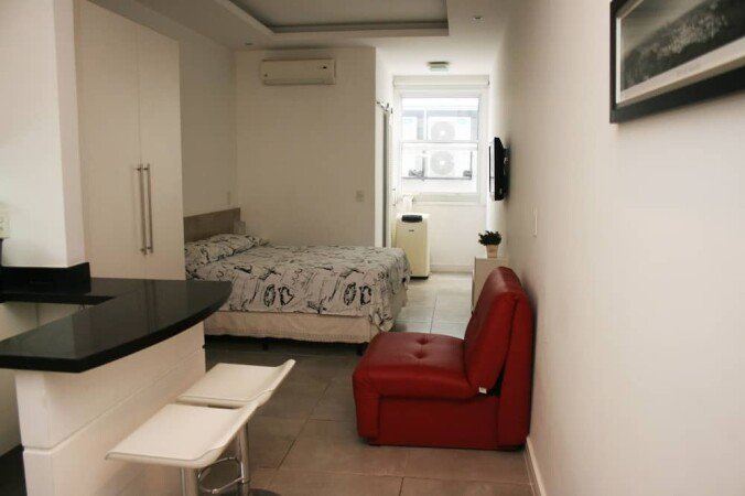 Apartamento 1 quarto, com ar condicionado