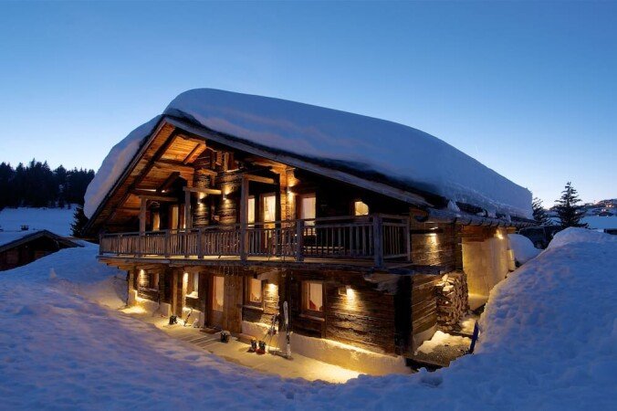 Chalet 9 chambres, avec cheminée