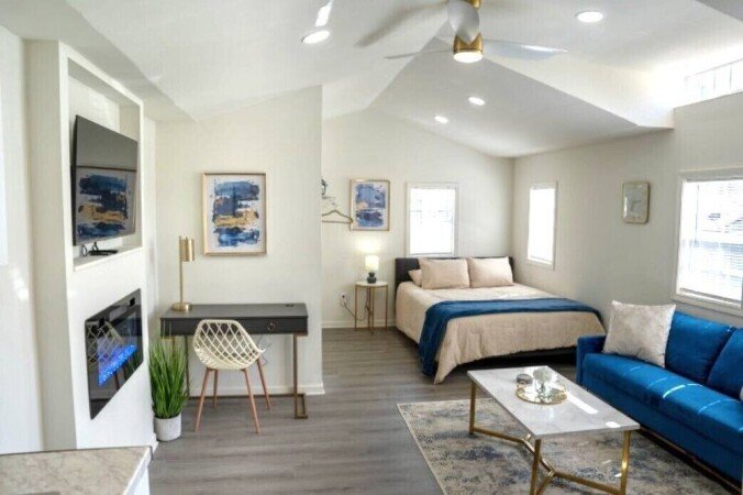 Bed and breakfast 1 bedroom, with gym