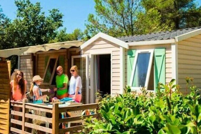 Mobil home cozy, 2 chambres, avec wifi