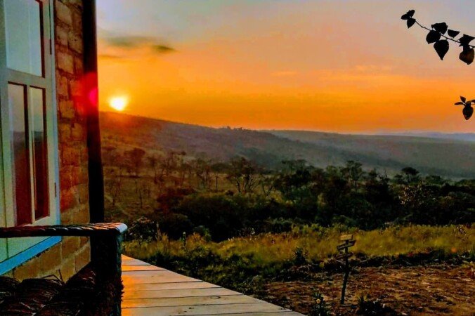 Casa 2 quartos, com jardim