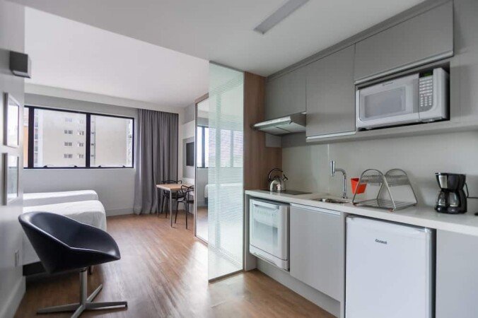 Apartamento 1 quarto, com ginásio