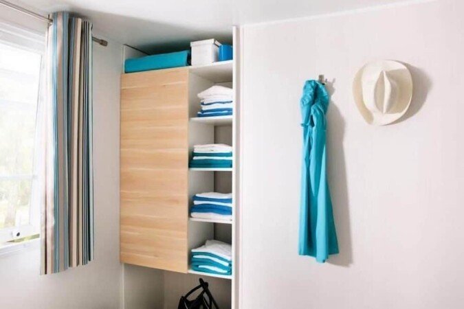 Mobil home 2 chambres, avec piscine