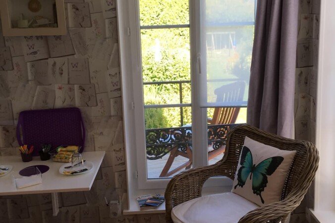 Appartement 1 slaapkamer, met tuin