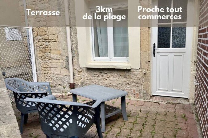 Studio 2 voyageurs, avec jardin