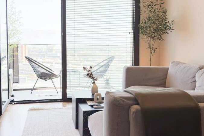 Wohnung 1 Schlafzimmer, mit Klimaanlage