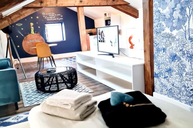 Appartement 1 chambre, avec jardin