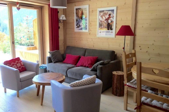 Appartement cozy, 2 chambres, avec jardin