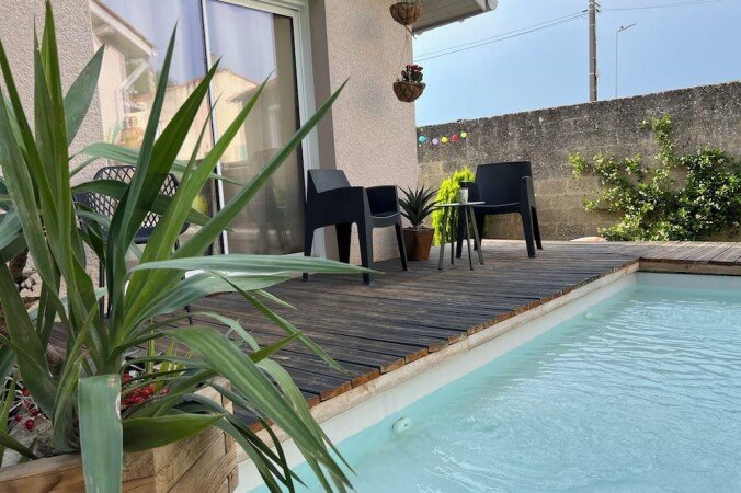 Maison 4 chambres, avec piscine