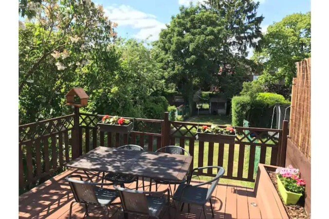 House 4 bedrooms, with garden