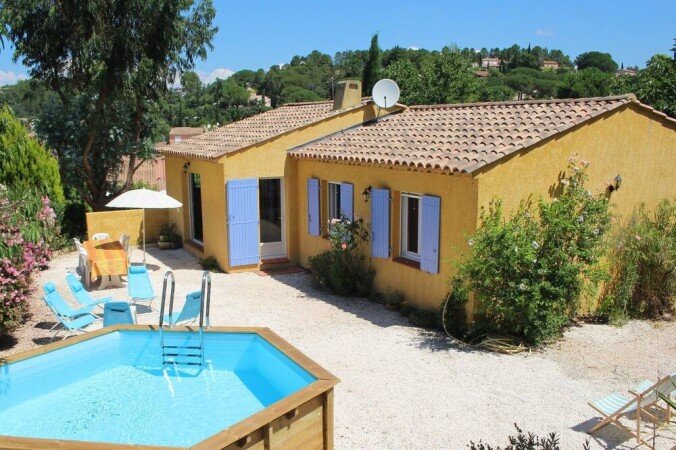 Villa tout confort, 3 chambres, avec piscine