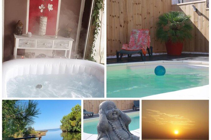 Maison design, 3 chambres, avec jacuzzi