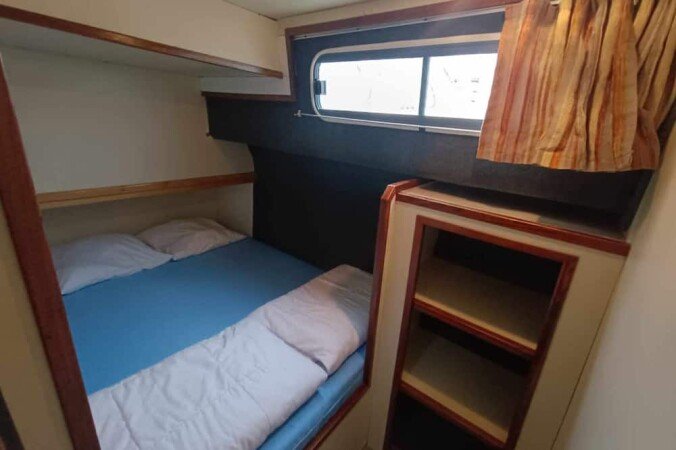 Bateau 2 chambres, avec parking