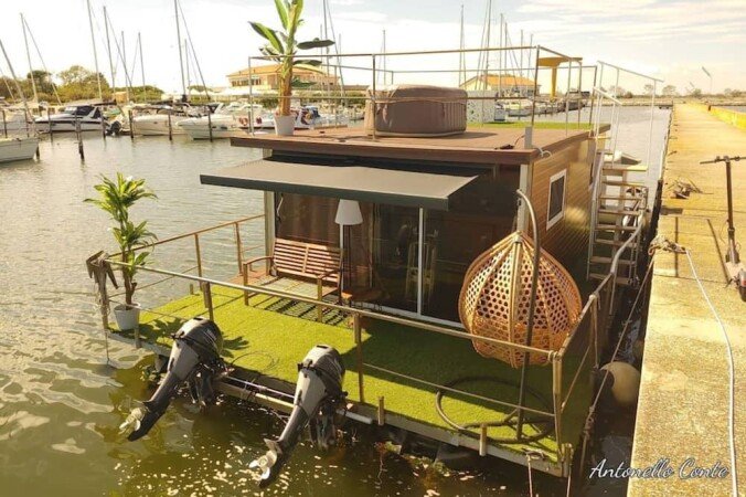 Barca 2 camere, con giardino