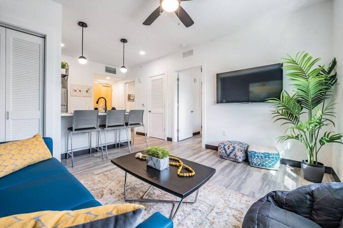 Apartment 2 bedrooms, with air conditioning