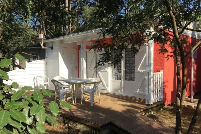 Chalet 1 chambre, avec piscine