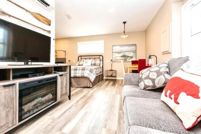 Apartment 1 bedroom, with garden