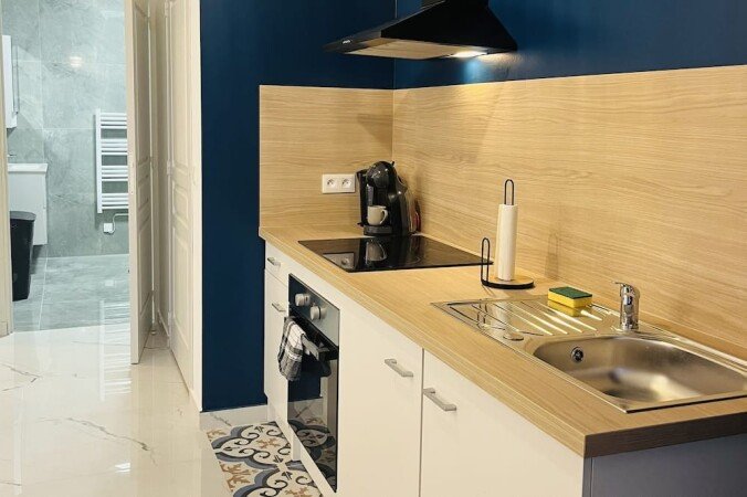 Appartement chic, 1 chambre, avec climatisation