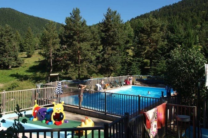 Mobil home 2 chambres, avec piscine