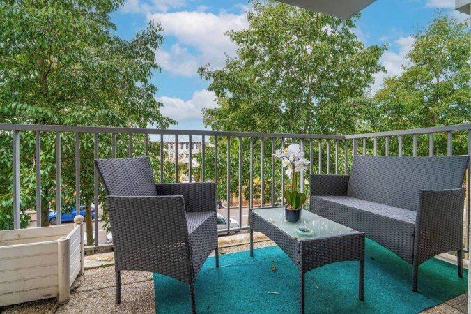 Appartement 2 chambres, avec salle de sport