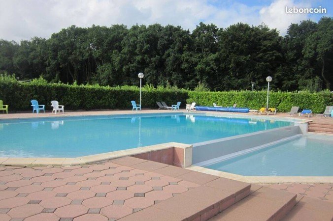 Mobil home 2 chambres, avec piscine