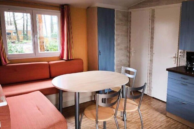 Mobil home 2 chambres, avec piscine