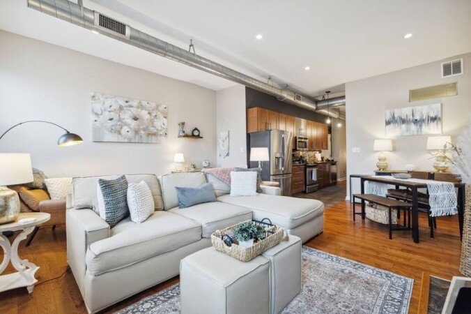 Apartment 1 bedroom, with garden