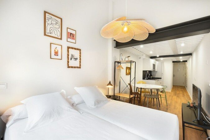 Apartamento 1 habitación, con aire acondicionado