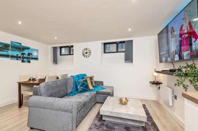 Apartment 1 bedroom, with garden