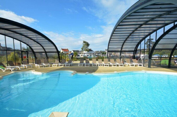 Mobil home tout confort, 3 chambres, avec piscine