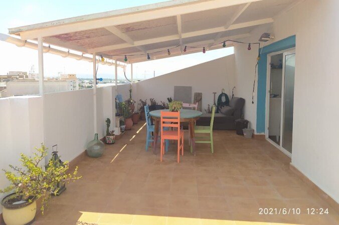 Apartamento 2 habitaciones, con jardín