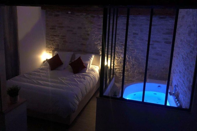 Loft cozy, 1 chambre, avec jacuzzi