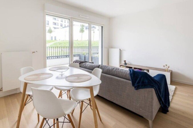 Appartement 2 chambres, avec jardin