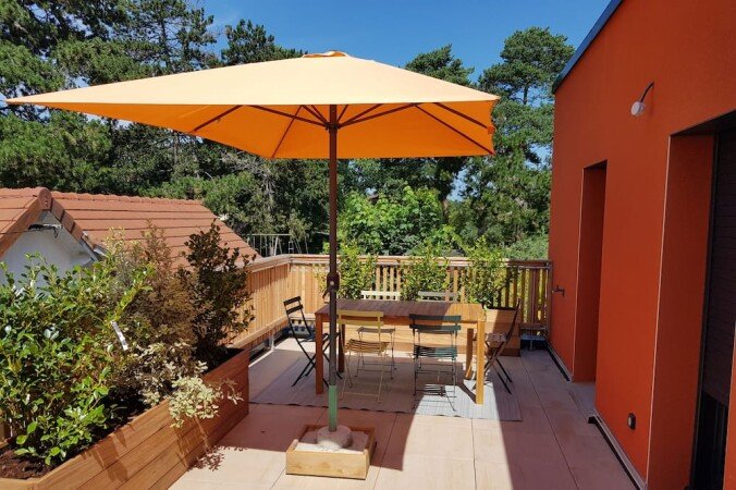 Appartement 2 chambres, avec jardin