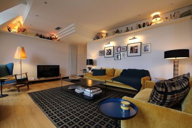 Duplex design, 2 chambres, avec climatisation