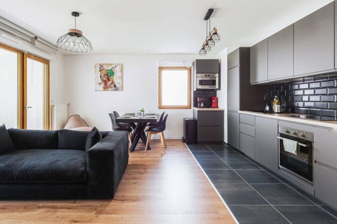 Appartamento 2 camere, con giardino