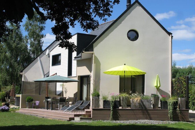 Maison de charme, 2 chambres, avec salle de sport