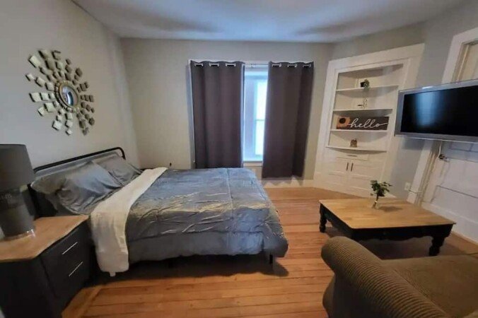 Apartment 1 bedroom, with garden