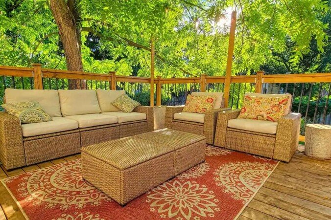 Ferienhaus 3 Schlafzimmer, mit Garten