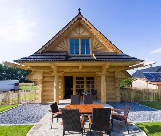 Chalet 2 Schlafzimmer, mit Garten