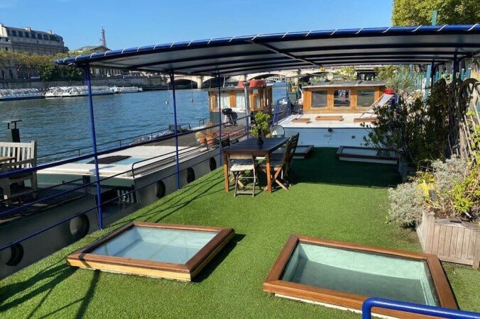 Bateau 3 chambres, avec jacuzzi