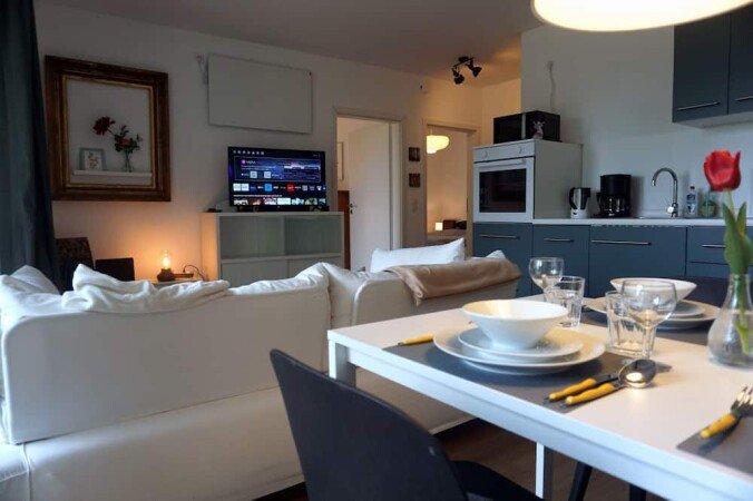 Wohnung 2 Schlafzimmer, mit Garten